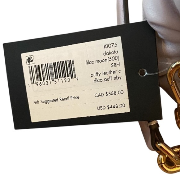 NWT KATE SPADE PUFFER CROSSBODY LILAC MOON - Picture 9 of 12